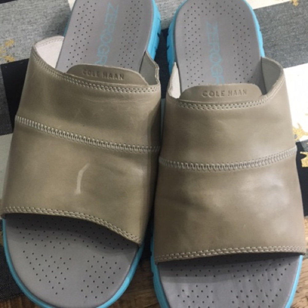 Men’s Cole Haan Zerogrand slides.